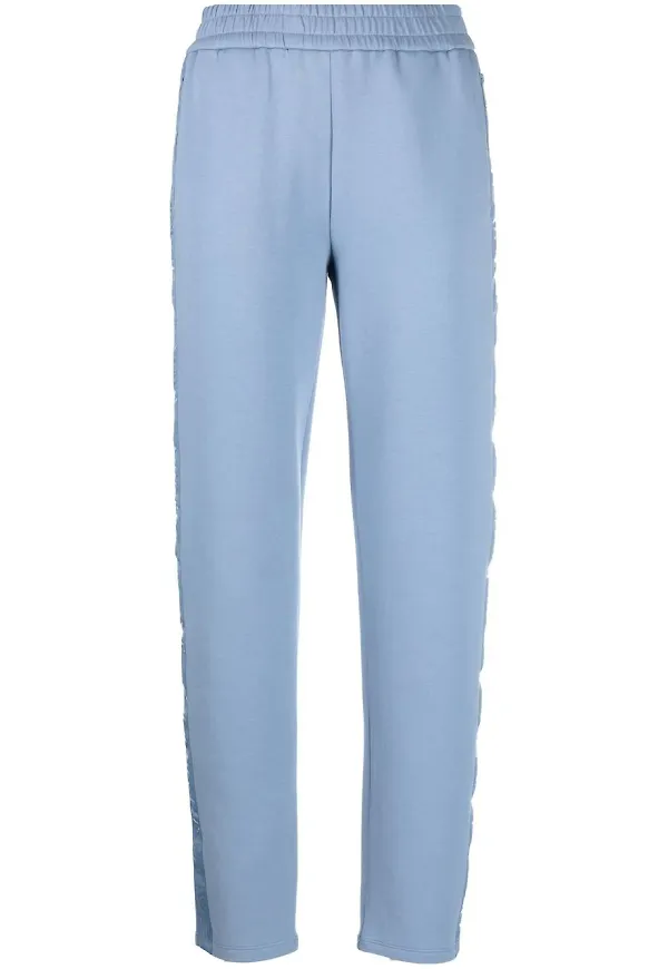 Emporio Armani mjukisbyxor med logotyp - Blå