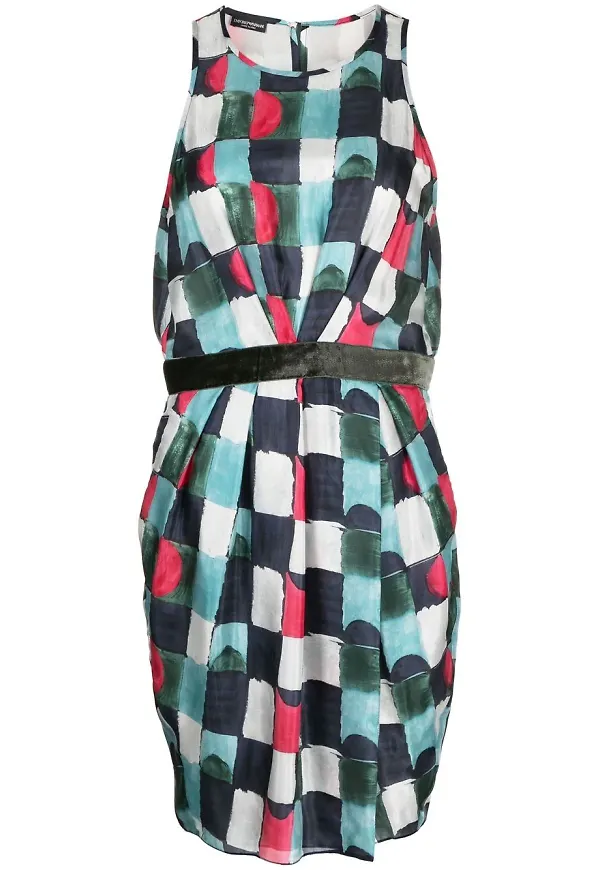 Emporio Armani printed mini dress - Flerfärgad