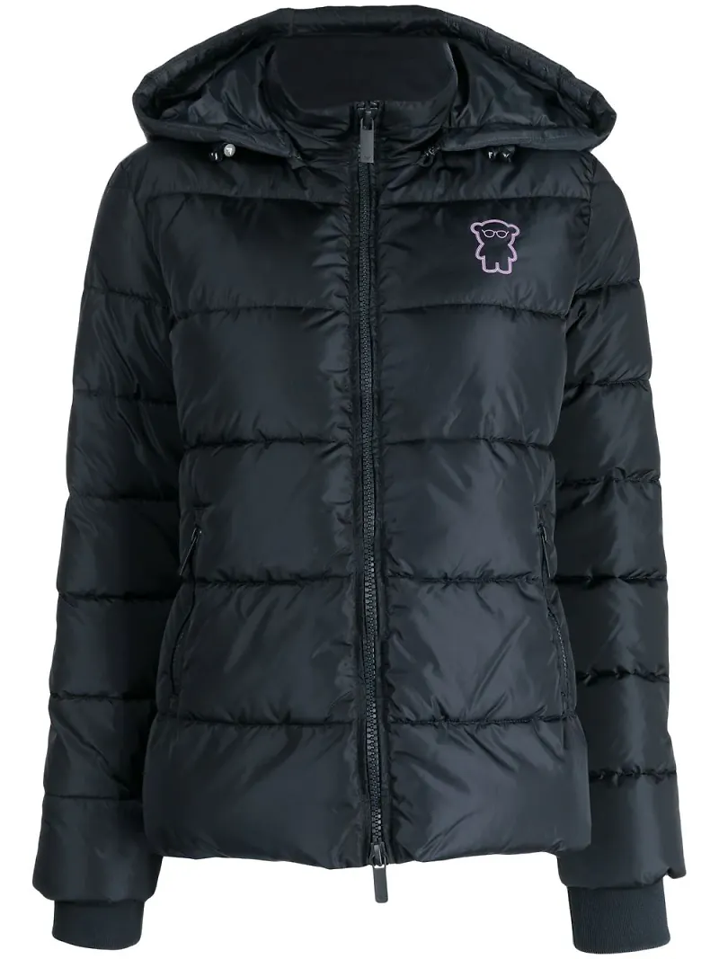 Emporio Armani puffjacka med dragkedja - Blå
