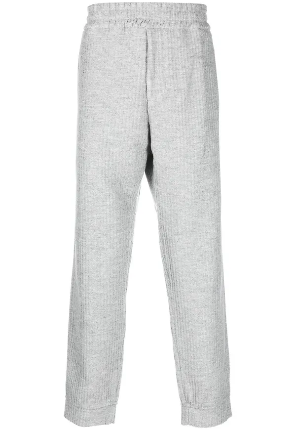 Emporio Armani ribbade sweatpants - Grå