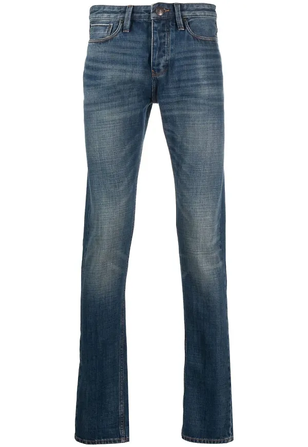 Emporio Armani skinny-jeans - Blå
