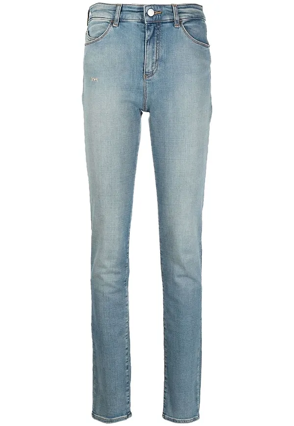 Emporio Armani slim-jeans - Blå