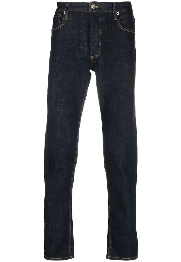 Emporio Armani slim fit-jeans - Blå