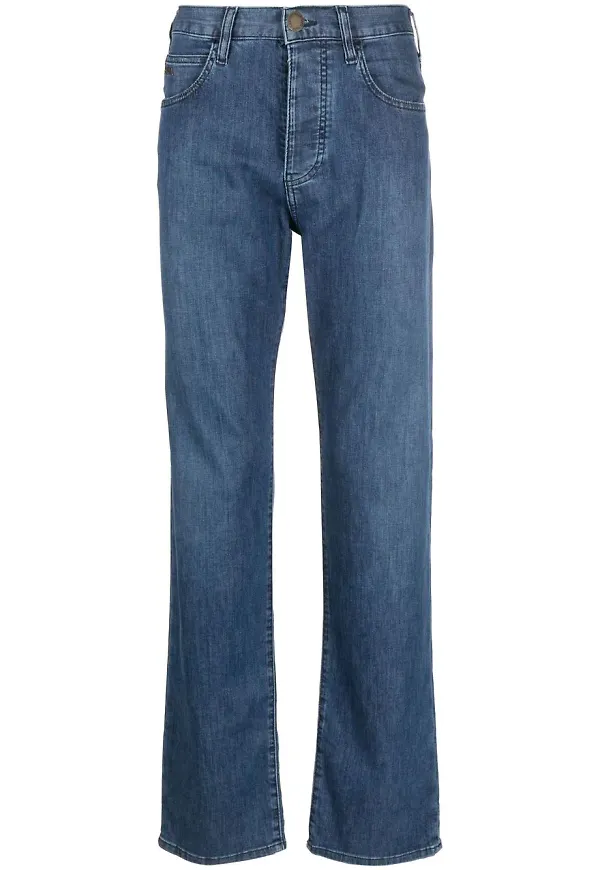 Emporio Armani slim fit-jeans - Blå