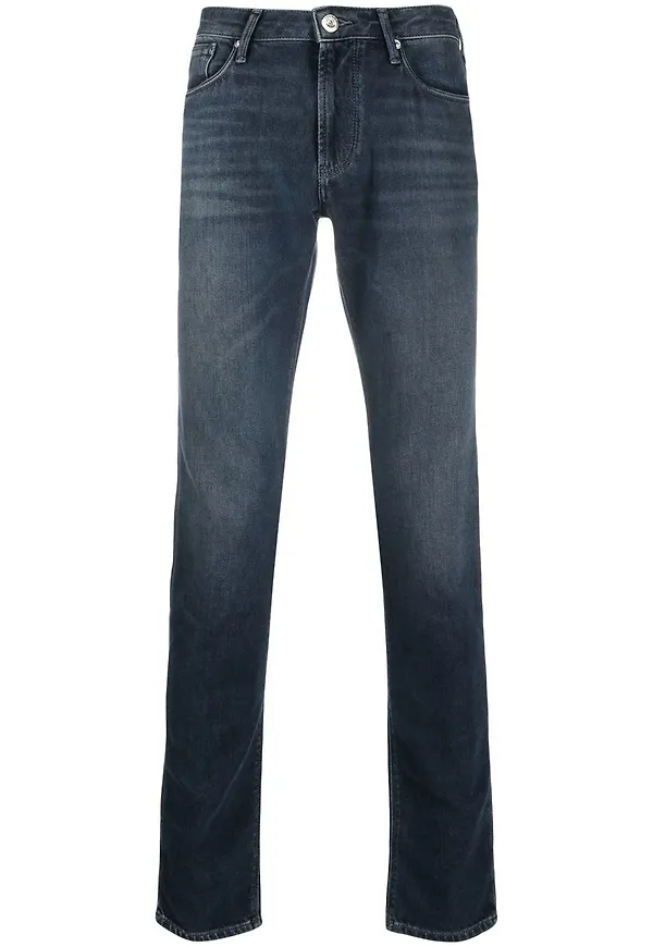Emporio Armani slim fit-jeans - Blå