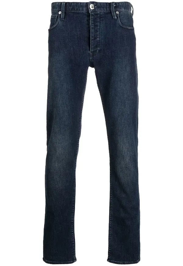 Emporio Armani slim fit-jeans - Blå