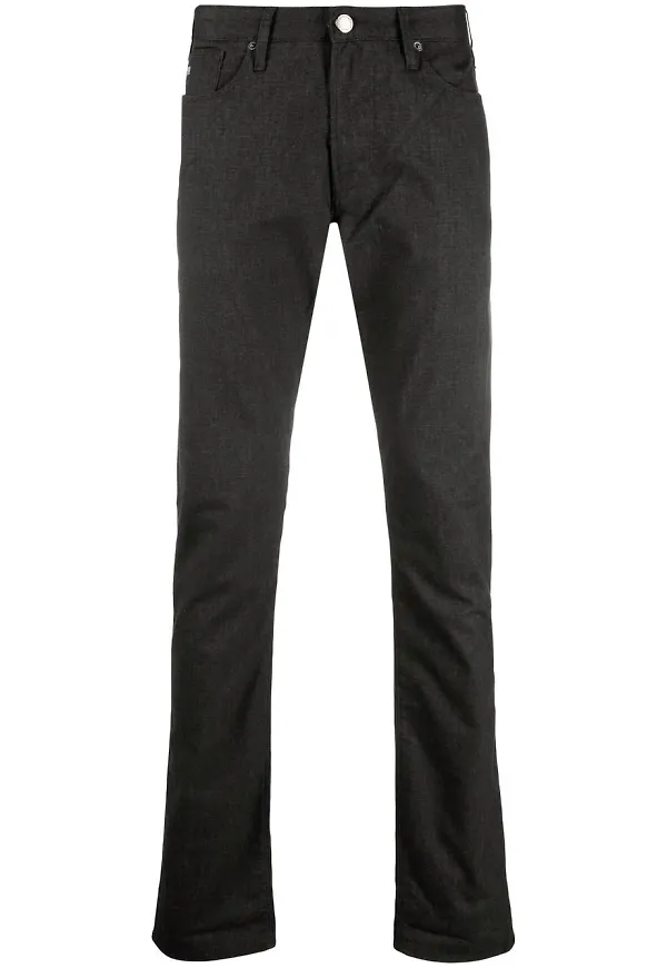 Emporio Armani slim fit-jeans - Svart