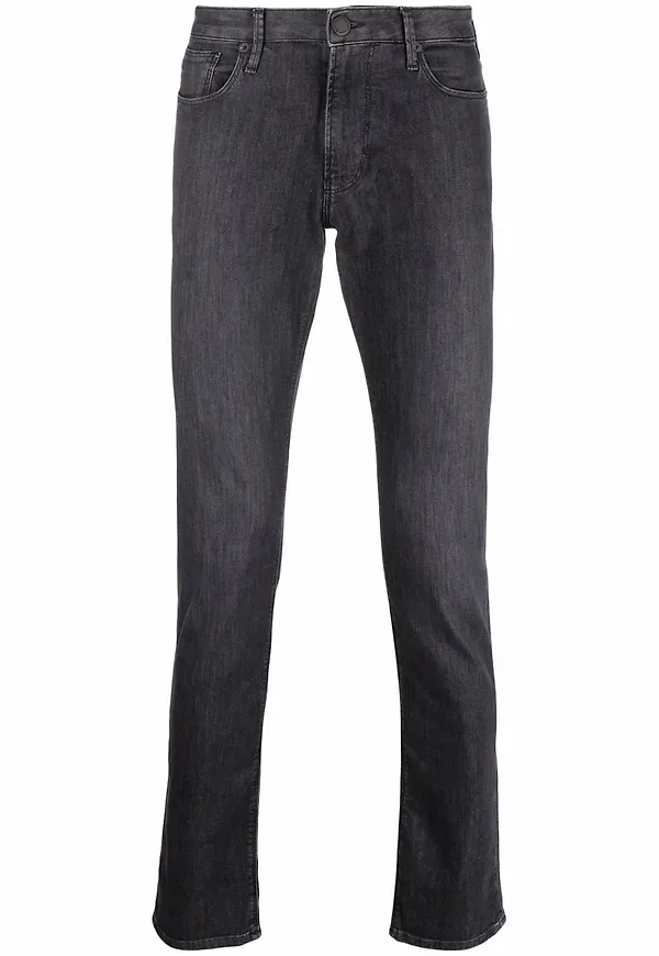 Emporio Armani slim fit-jeans - Svart