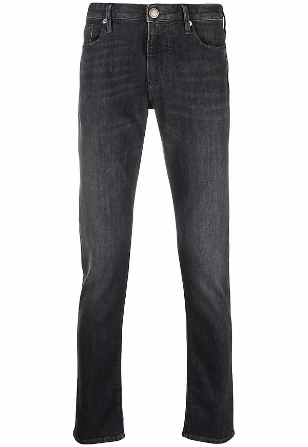Emporio Armani slim fit-jeans - Svart