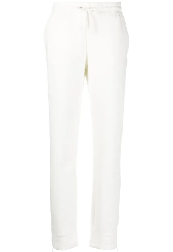 Emporio Armani smala sweatpants med dragsko - Vit