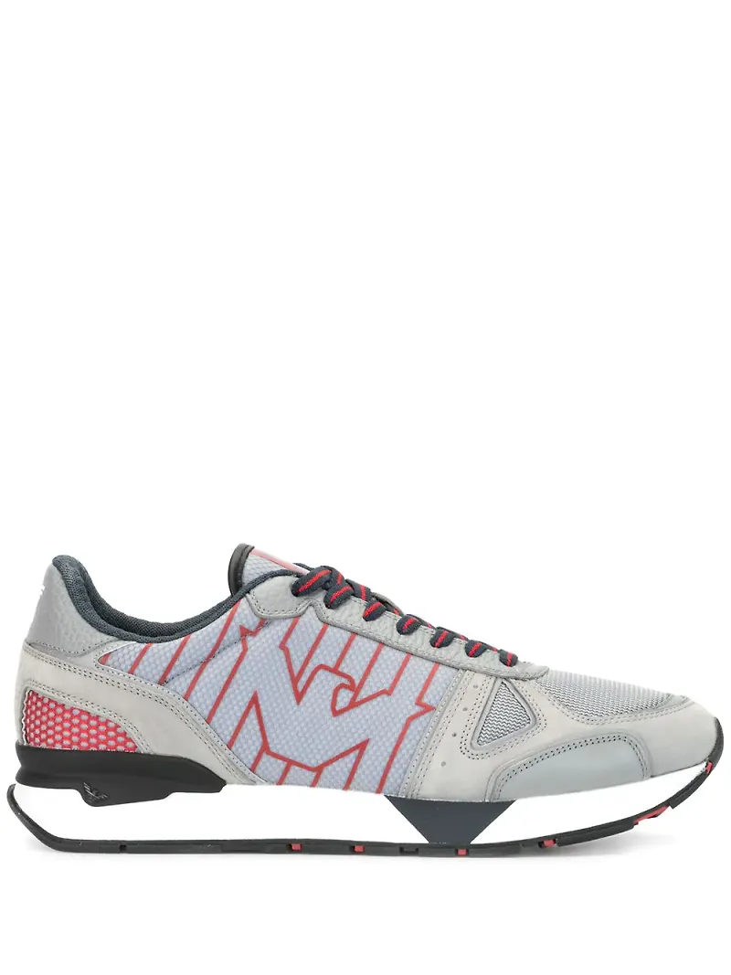 Emporio Armani sneakers med logotyp - Grå