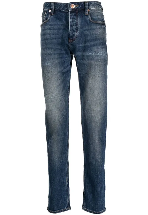 Emporio Armani straight-jeans - Blå