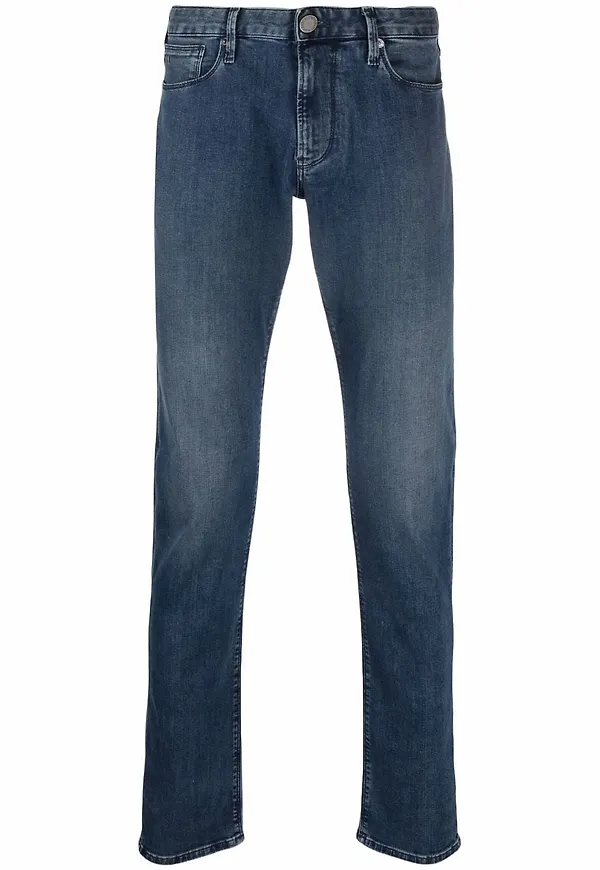 Emporio Armani straight-jeans - Blå