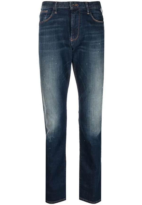 Emporio Armani straight-jeans - Blå