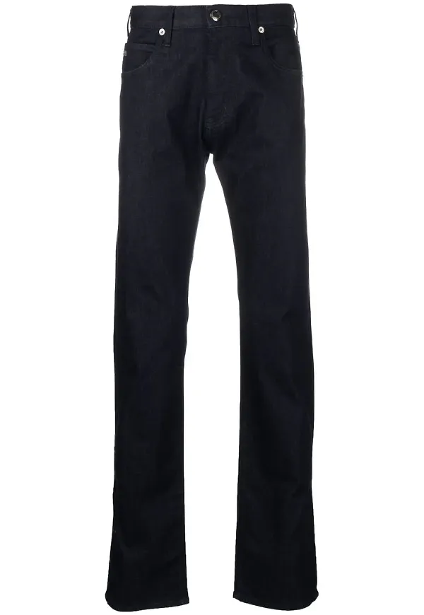 Emporio Armani straight-jeans - Blå