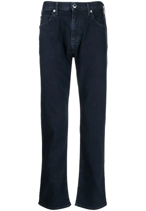 Emporio Armani straight-jeans - Blå