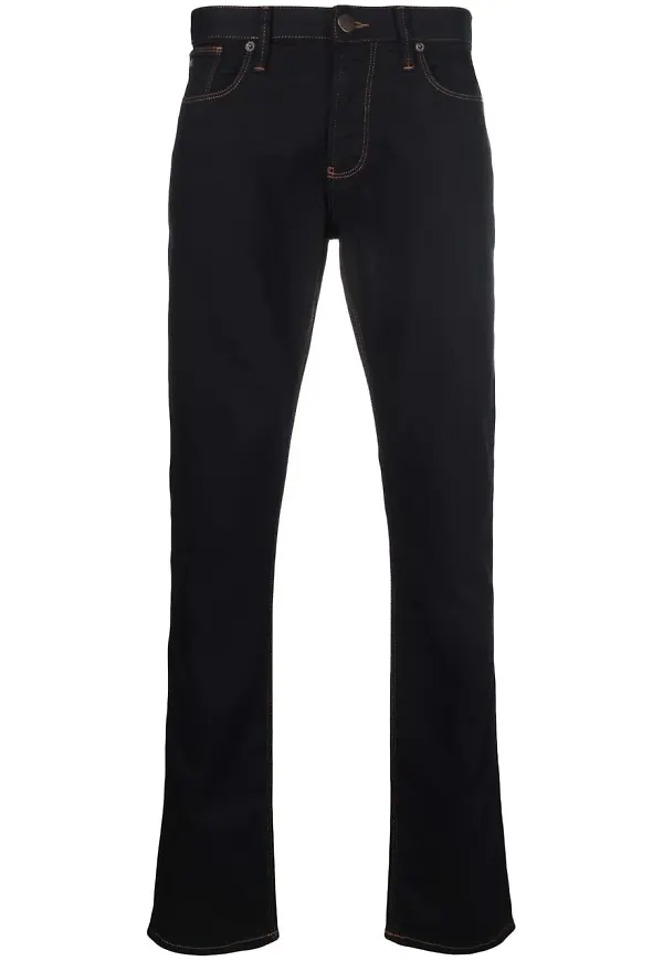 Emporio Armani straight-jeans - Blå