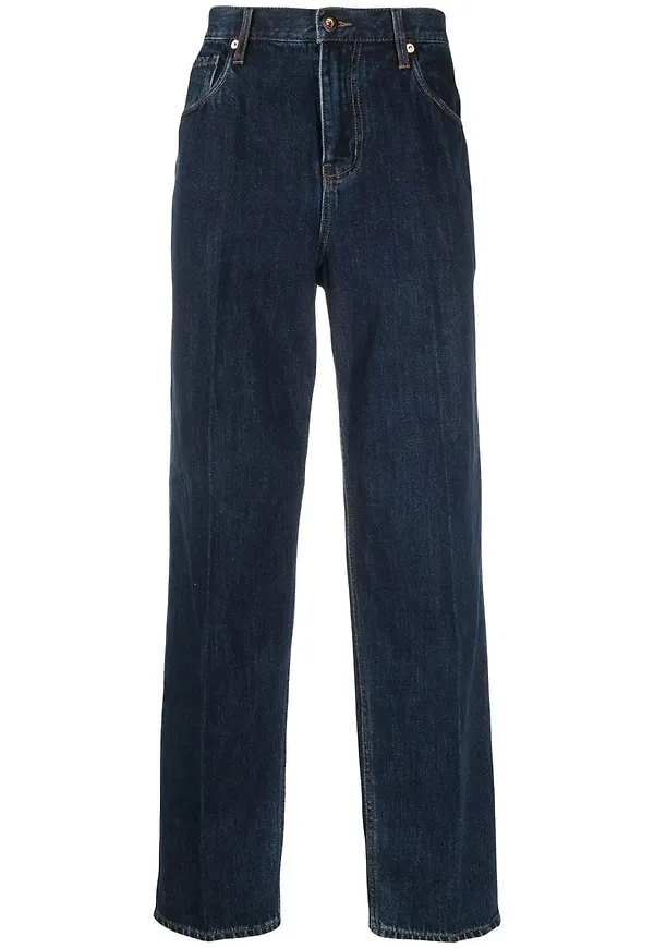 Emporio Armani straight-jeans - Blå