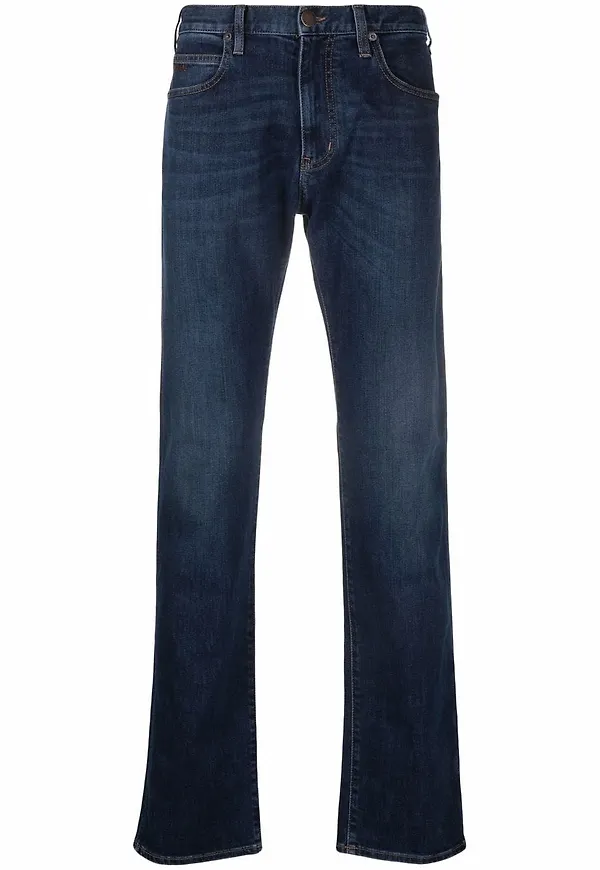 Emporio Armani straight-jeans - Blå