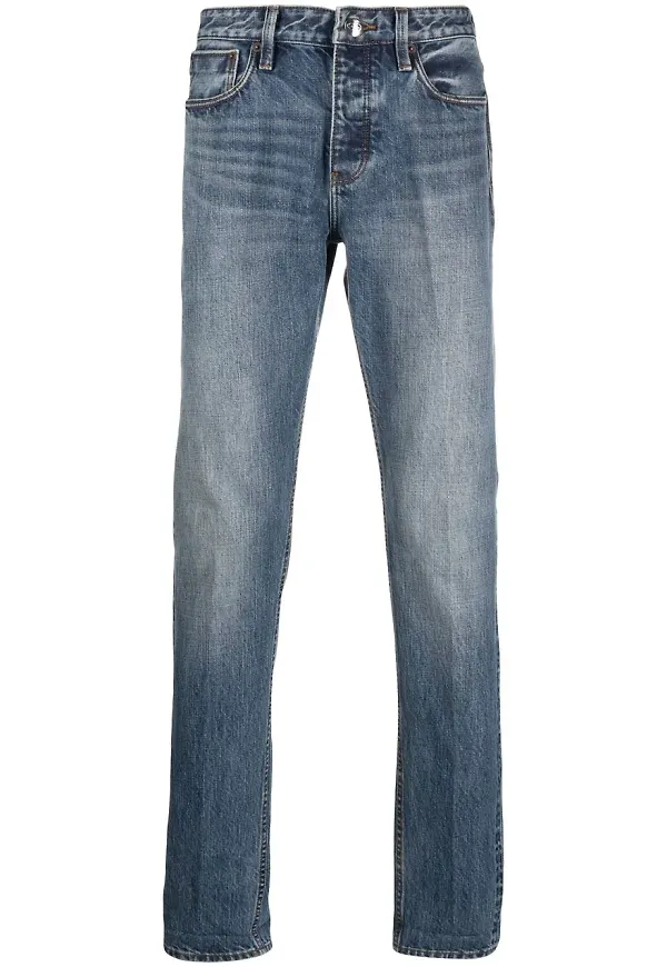Emporio Armani straight-jeans - Blå
