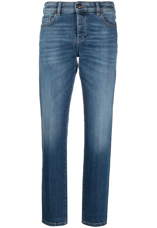 Emporio Armani straight-jeans - Blå