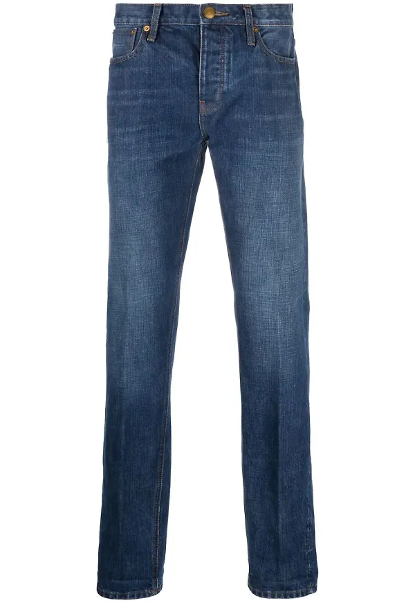 Emporio Armani straight-jeans - Blå