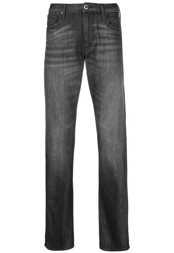 Emporio Armani straight-jeans - Grå