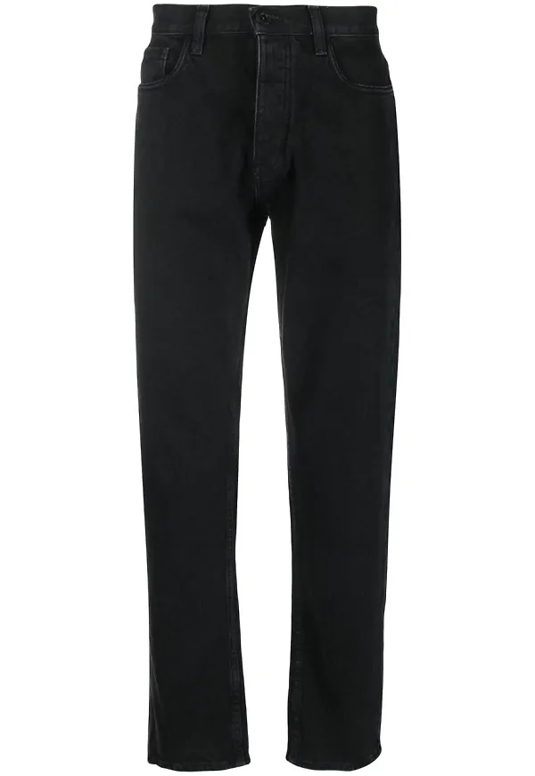 Emporio Armani straight-jeans - Svart