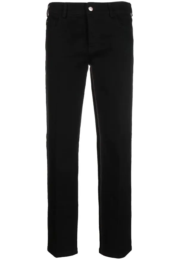 Emporio Armani straight-jeans - Svart