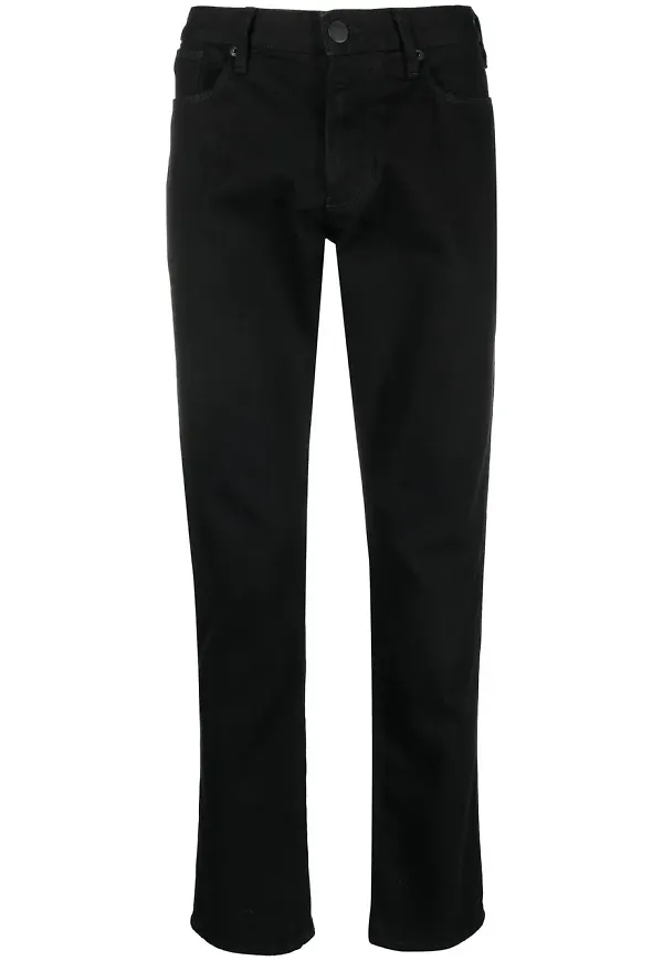 Emporio Armani straight-jeans - Svart