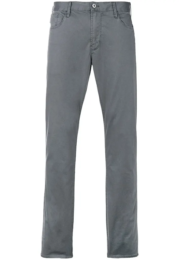 Emporio Armani straight-leg trousers - Grå
