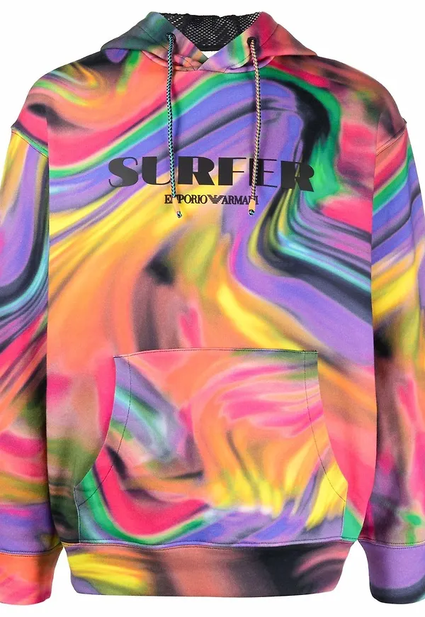 Emporio Armani Surfer hoodie - Lila