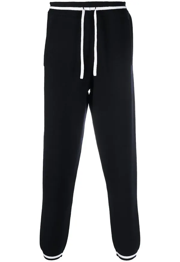 Emporio Armani sweatpants med kontrastrand - Blå