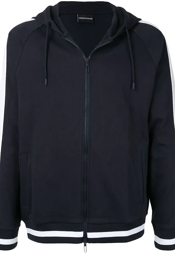 Emporio Armani t-shirt med rundad hals - Blå