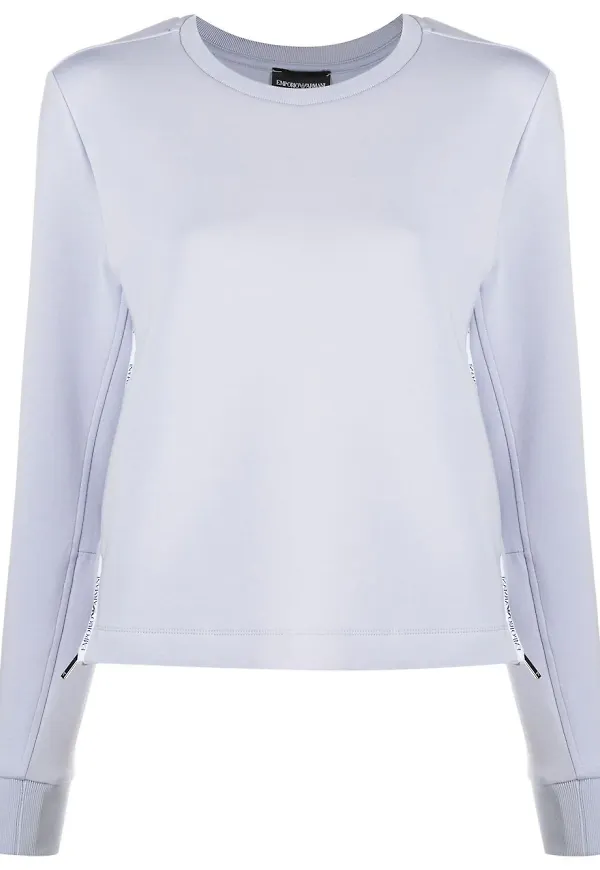 Emporio Armani tröja med dragkedja - Lila