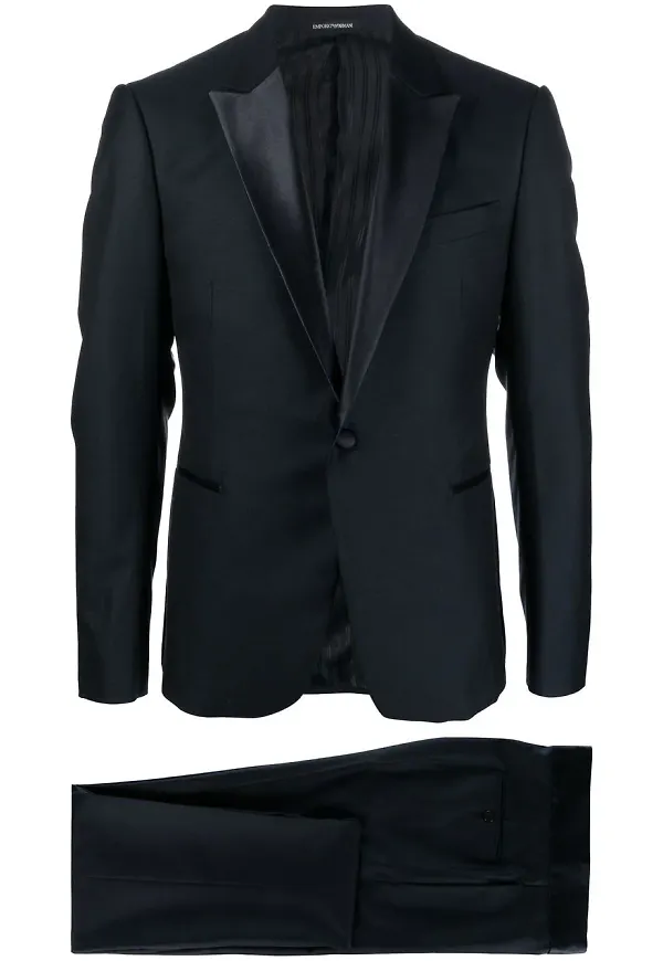 Emporio Armani tvådelad finkostym - Blå