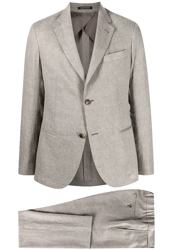 Emporio Armani tvådelad kostym - Neutral