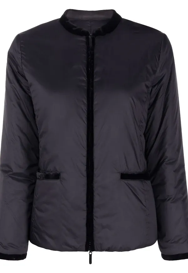 Emporio Armani vadderad bomberjacka - Svart