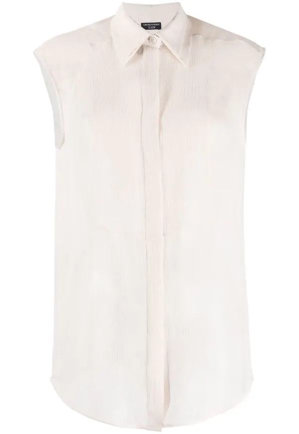 Emporio Armani ärmlös t-shirt - Neutral