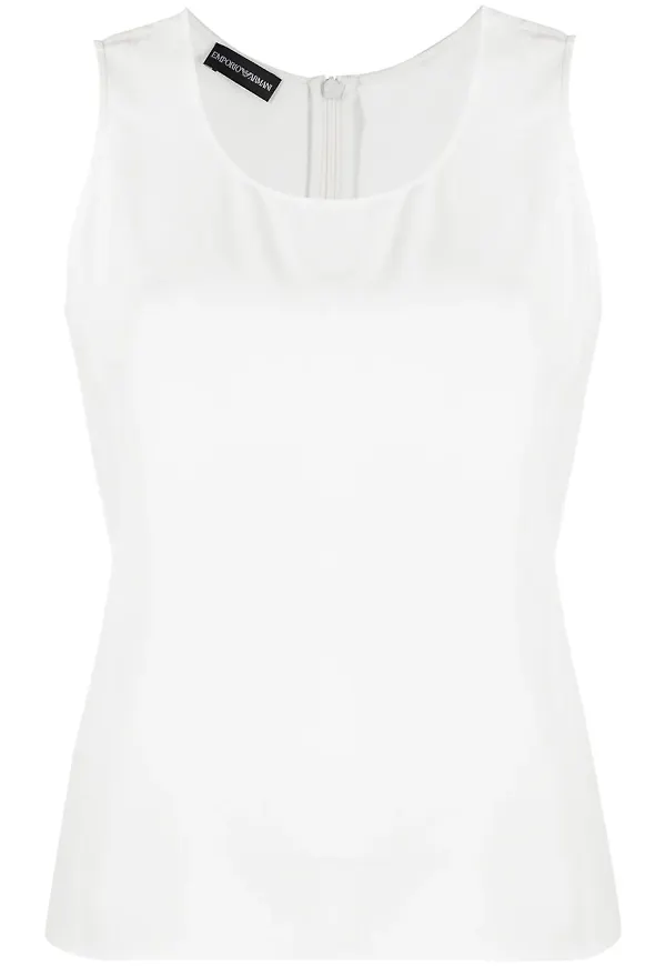Emporio Armani ärmlös topp - Vit