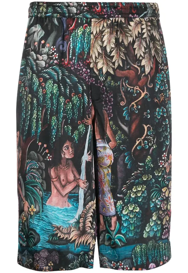 Endless Joy Goa Gajah bermudashorts - Svart