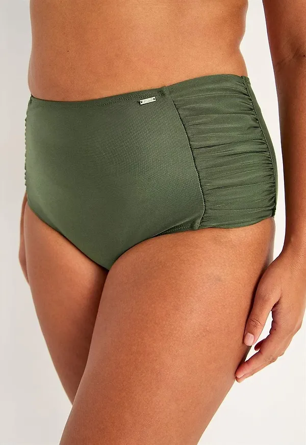 Enfärgad bikinitrosa med hög midja Honolulu