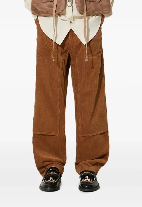 Engineered Garments manchesterbyxor med panel - Brun