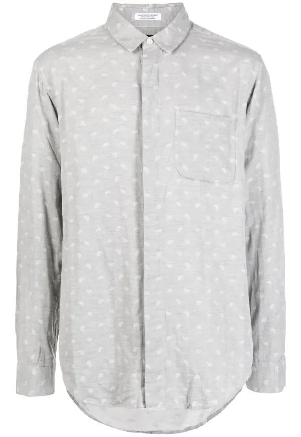 Engineered Garments paisleymönstrad skjorta - Grå