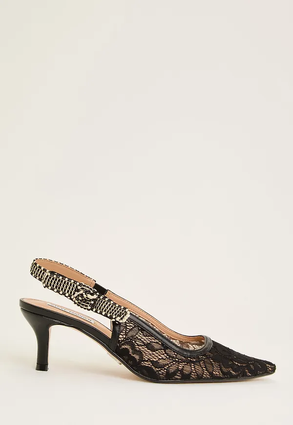 Ensemble Lace Slingback