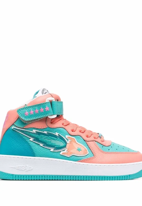 Enterprise Japan Rocket mellanhöga sneakers - Blå
