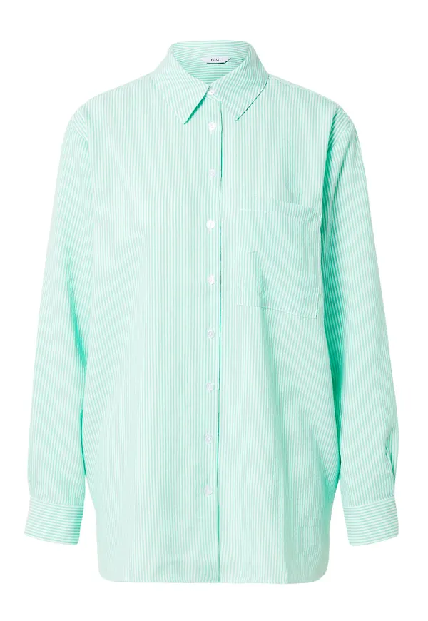 Envii Blus 'Diamond' mint / vit
