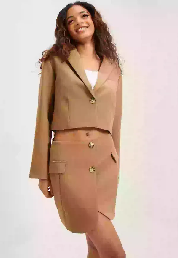 Envii Enadele Skirt 6797 Midikjolar Woodsmoke