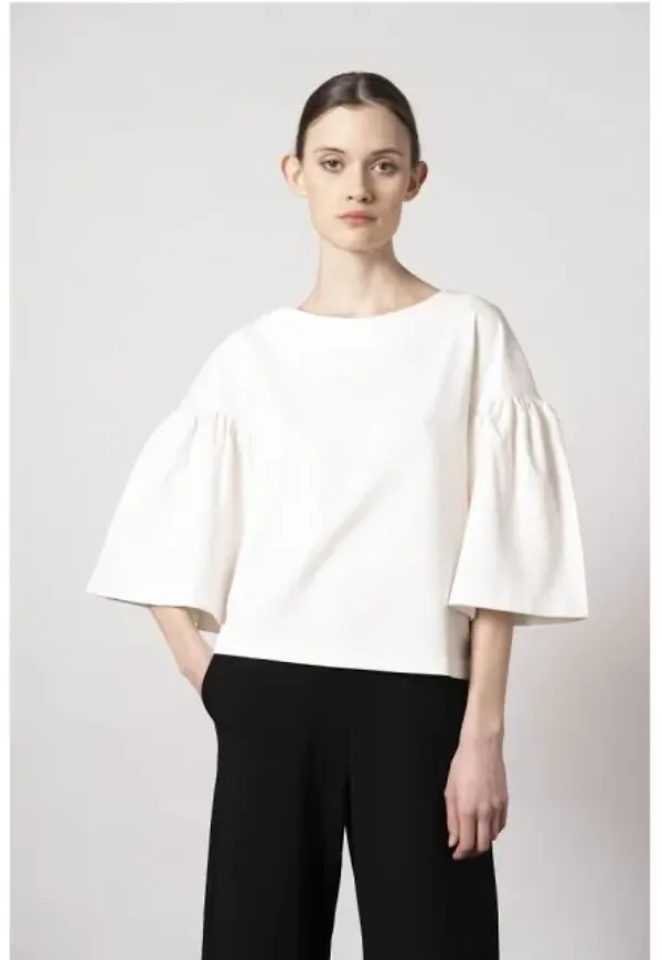 Eoda Top - Cloud White
