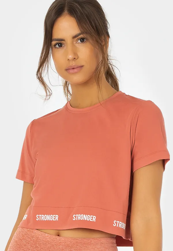 Epic Cropped Tee Canyon Rose